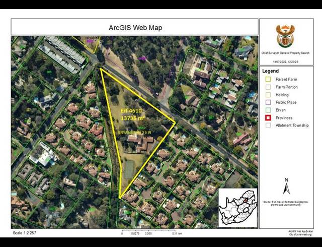 LAND FOR SALE IN BRYANSTON